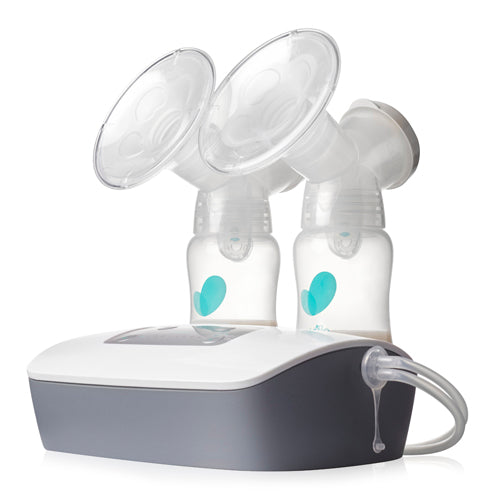 Evenflo Deluxe Advanced Double Electric Breast Pump - 32 Settings, Closed System with Bags & Bottles