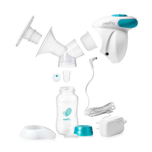 Evenflo Advanced Single Electric Breast Pump - Closed System, Multiple Flange Sizes