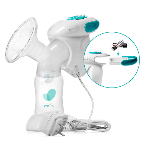 Evenflo Advanced Single Electric Breast Pump - Closed System, Multiple Flange Sizes