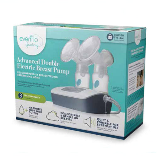 Evenflo Advanced Double Electric Breast Pump - Hospital Strength, Quiet & Portable