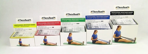 Thera-Band Blue Extra Heavy Resistance Band Dispenser Pack - 15 x 5' Exercise Bands