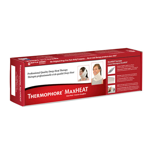Thermophore MaxHeat Petite Neck Heating Pad - Moist Heat Therapy for Arthritis Pain Relief - 4 x 17 Inch