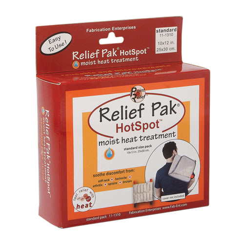 Relief Pak Moist Heat Pack - Standard 10 x 12 - Therapeutic Pain Relief