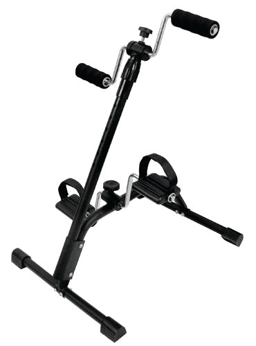 Resistive Pedal Exerciser with Hand Pedal - Under Desk Bike for Arm & Leg Workout
