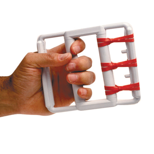 Hand Exerciser Rubber Band - Finger Flexion Therapy, Adjustable Resistance - 5 Light Bands