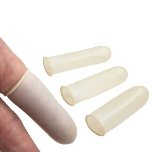 Small Latex Finger Cots - Bx/144 - Physician Grade Protection