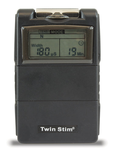 Twin Stim TENS EMS Unit - Muscle Stimulator for Pain Relief & Rehabilitation