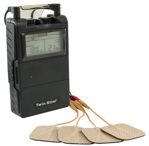 Twin Stim TENS EMS Unit - Muscle Stimulator for Pain Relief & Rehabilitation