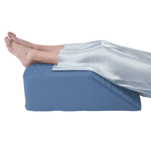 Alex Orthopedic Leg Wedge Pillow - Navy - Elevates Legs, Reduces Swelling - 20 x 25 x 8