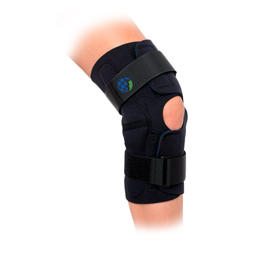 Wrap-Around Hinged Knee Brace 5XL (29-32" Circumference) - Medial/Lateral Support for Knee Pain & Sprains