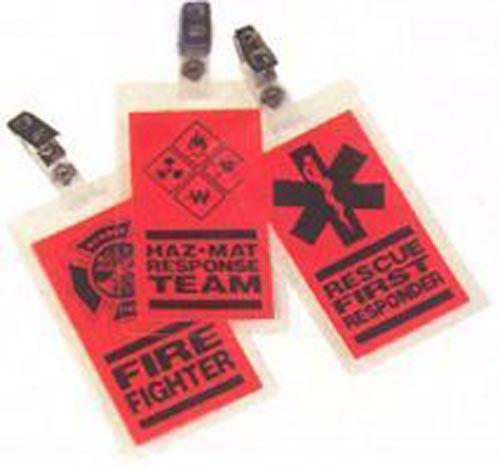 Fire Rescue ID Tag - Emergency Medical Identification