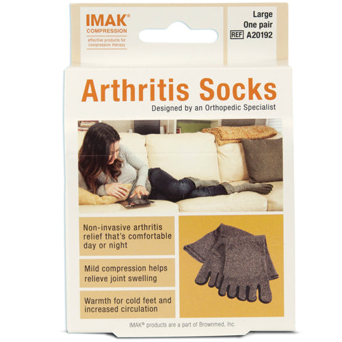 IMAK Arthritis Socks Medium - Pain Relief, Mild Compression - (Pair)