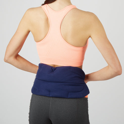 Back Wrap Hot/Cold - Moist Heat Therapy for Lower Back Pain & Muscle Relief