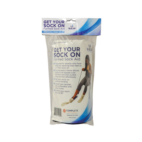 Sock Aid with Foam Handles - Dressing Aid for Limited Mobility