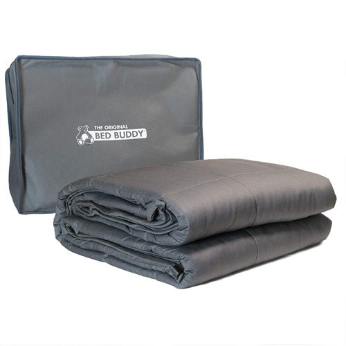Bed Buddy 17 lb Weighted Blanket for Adults - Calming & Anxiety Relief - 80" x 60"