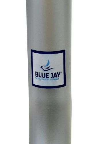 Bathroom Transfer Bench with Adjustable Height and Reversible Back, Blue Jay, Case/2