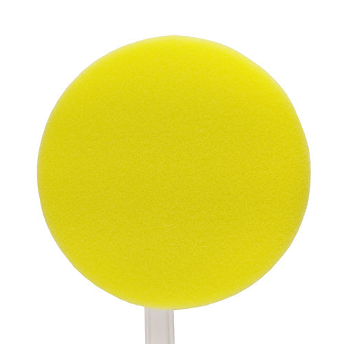 Long Handle Sponge for Bathing - Round Foam Applicator for Sensitive Skin