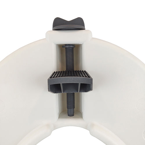 Blue Jay 5 Inch Raised Toilet Seat with Padded Arms and Secure Lock - Standard & Elongated Toilets