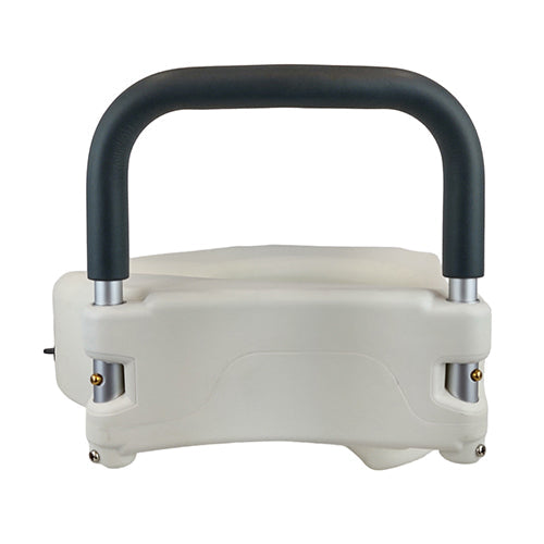 Blue Jay 5 Inch Raised Toilet Seat with Padded Arms and Secure Lock - Standard & Elongated Toilets