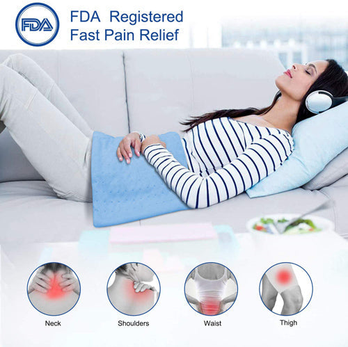 Premium Washable Heating Pad with 6 Heat Settings and Fast Heat  (Size 12x24)