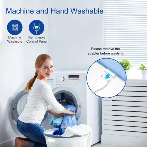 Premium Washable Heating Pad with 6 Heat Settings and Fast Heat  (Size 12x24)