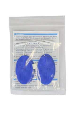 Blue Jay Reusable TENS Electrodes - 1.5 x 2.5 Oval - Pack of 4 - Premium Electrode Pads