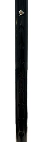 Blue Jay Brand Quad Cane - Small Base, Black, Lightweight Aluminum, 300 lb Capacity