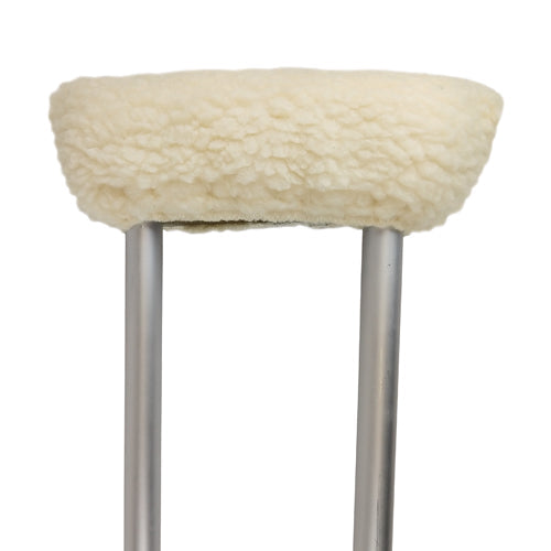 Soft n' Plush Fleece Crutch Covers Set - Hand & Underarm Comfort Pads