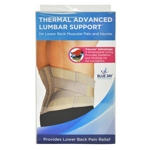 Blue Jay Lumbar Support Back Brace - Large 35.75-39 Inch - Pain Relief & Compression