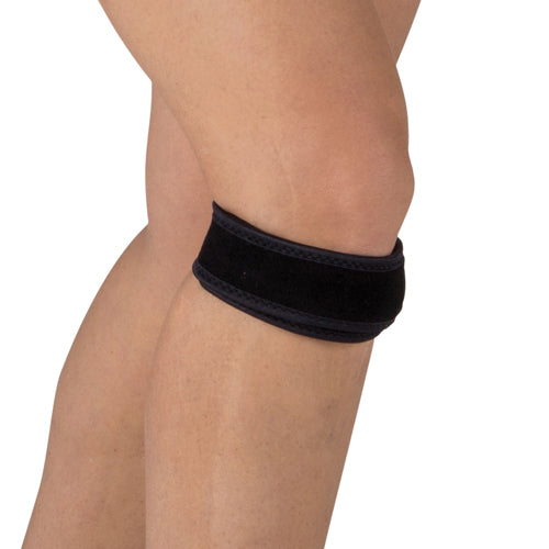 Blue Jay Universal Knee Strap - Black Neoprene Patella Support