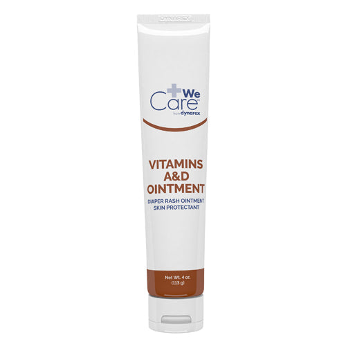 Vitamins A & D Ointment 4 oz Tube - Flip Cap - Skin Protectant - Diaper Rash