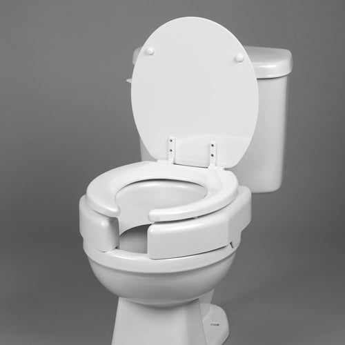 Elevated Toilet Seat with Secure Bolt - 600 lb Capacity - Bariatric Raised Toilet Riser