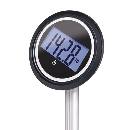 Extendable Digital Bathroom Scale with Wide Platform & Adjustable Display - 550 lb Capacity