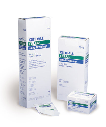 Telfa Island Dressing 4 x 5 Inches - Sterile Adhesive Wound Care
