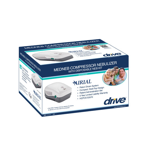 MEDNEB+ Compressor Nebulizer with Reusable & Disposable Neb Kits and Bag