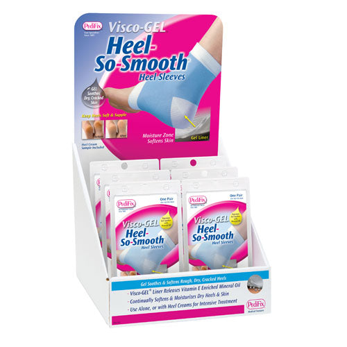 Heel-So-Smooth Moisturizing Heel Sleeves - Vitamin E - (6 Pair)