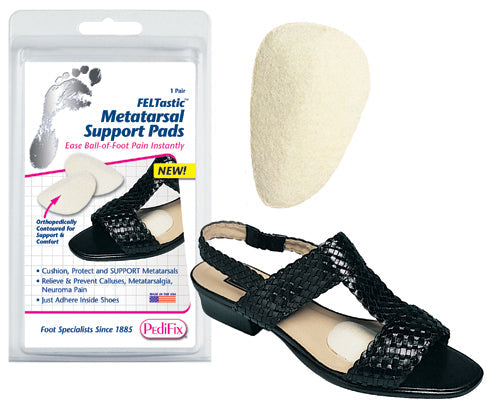 FELTastic Metatarsal Pads Small - Ball of Foot Pain Relief & Callus Prevention