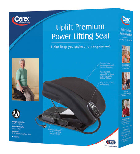 Uplift Premium Power Lifting Seat - Stand Assist with Memory Foam Cushion - Supports up to 300 lbs