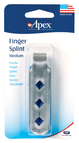 Fold-Over Finger Splint - Medium - For Finger Support & Protection