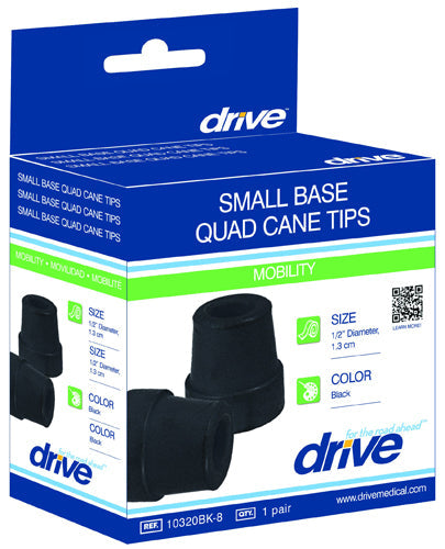 Cane Tip Replacement - Gray 1-1/8 Inch - Single Rubber Tip for Mobility Canes