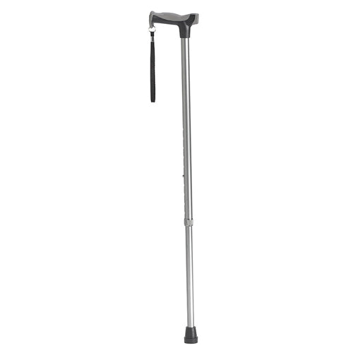 Comfort Grip Aluminum Cane - Graphite Fashion Color, 300 lbs Capacity