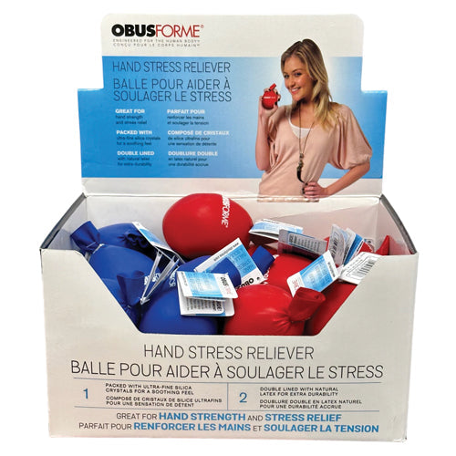 ObusForme Hand Exerciser & Stress Ball - 24 Piece Counter Display