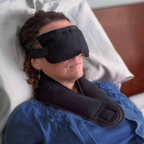 Headache & Migraine Relief Kit - Hot & Cold Therapy Head Wrap with 3 Cool or Heat Packs, by Ice It!