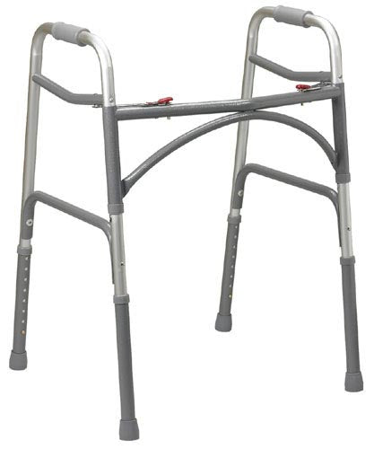 Bariatric Walker for Adults - Extra Wide, 500 lbs Capacity, Folding, Double Button