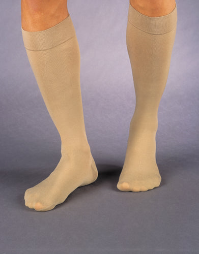 Jobst Relief 30-40 mmHg Knee-Hi Compression Stockings, Large-Full Calf, Beige (Pair)