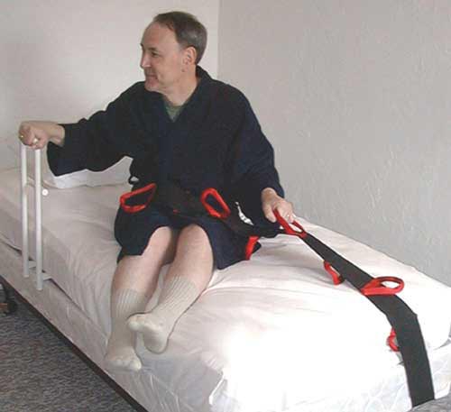 SafetySure Bed Assist Pull-Up Strap - 64"L x 4"W - Adjustable In-Bed Support