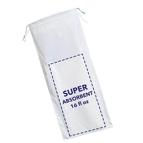 CareBag Men's Urinal Bag with Super Absorbent Pad - Spill-Proof, Odor Control - Box of 20