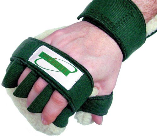 Resting Hand Splint Large Right - Flaccid Hand Support, Finger Flexion Control, Thumb Abduction
