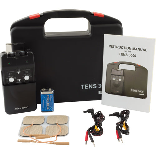 Dual Channel TENS Unit with Timer, 3 Modes, and Adjustable Pulse