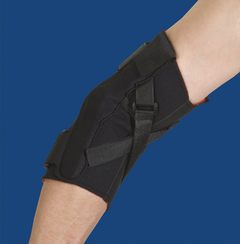 Thermoskin Hinged Elbow Support - Medium, Black - Range of Motion Control